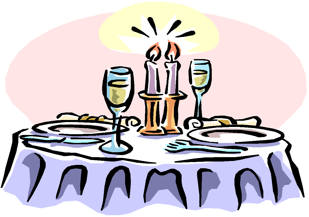 fancy dining room clipart