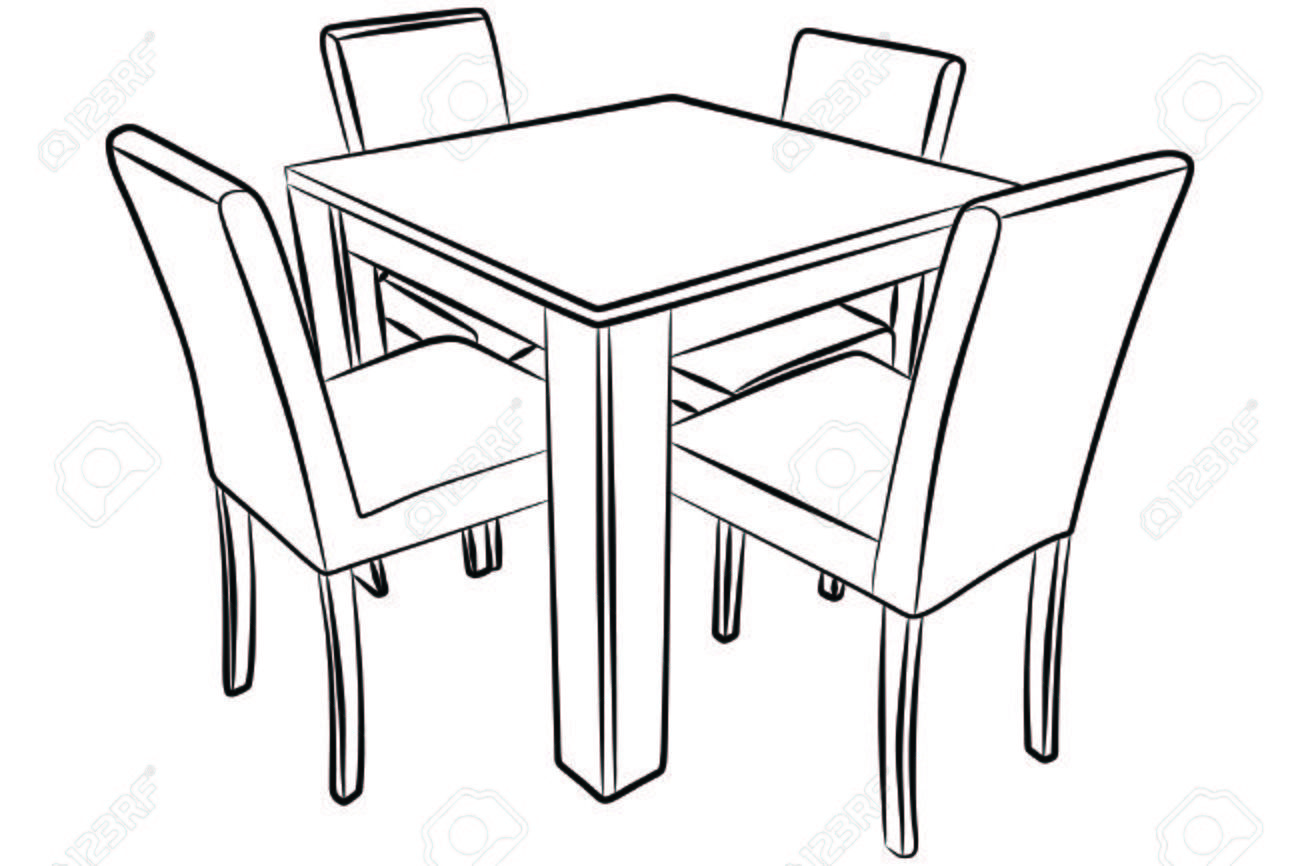 dining table clipart black and white 10 free Cliparts | Download images