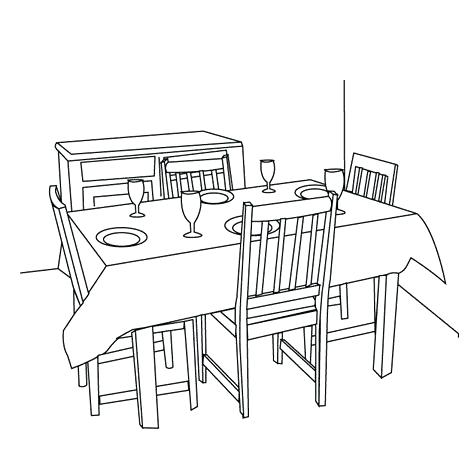 dining table clipart black and white 10 free Cliparts | Download images