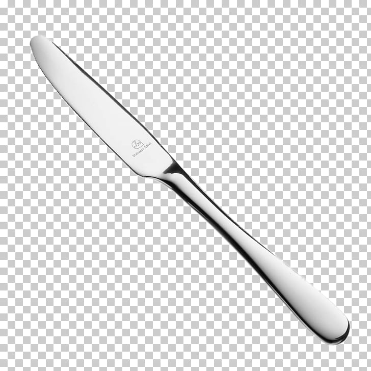 Dessert Knife, stainless steel dining knife PNG clipart.