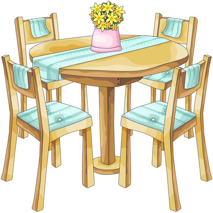 Dining Table Clipart & Free Clip Art Images #33072.