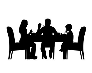 Dinner Table Silhouette at GetDrawings.com.