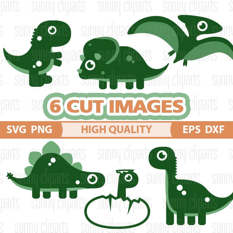 Dino Svg, Dinosaur Svg Files, Dinosaur Clipart, Dinosaur Decal.