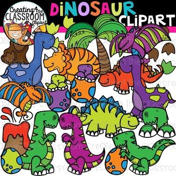 Dinosaur Clipart {Dino Clipart}.