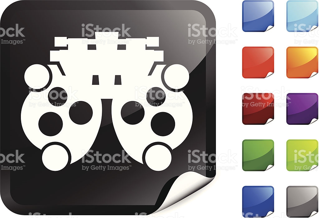 Diopter On Sticker stock vector art 117959722.