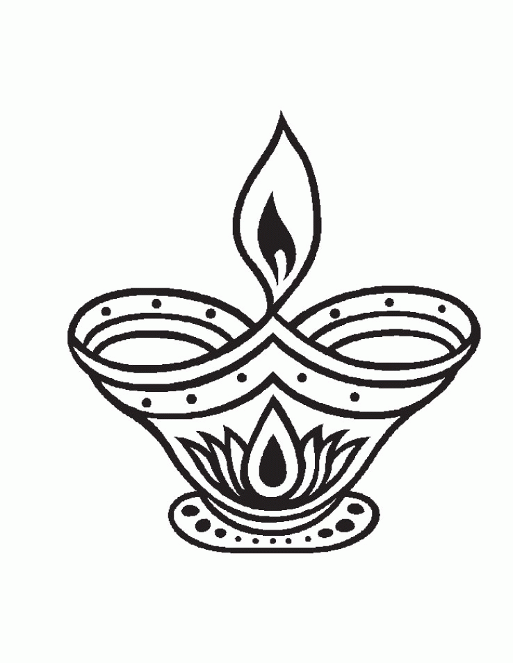 Free Diwali Coloring Sheets For Kids, Download Free Clip Art.