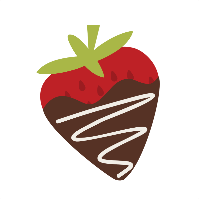 Chocolate Strawberry Clipart.