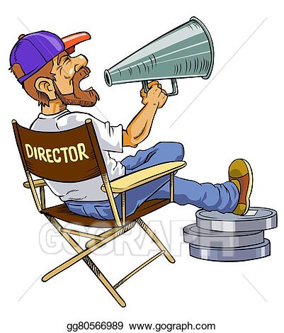 movie director clipart.