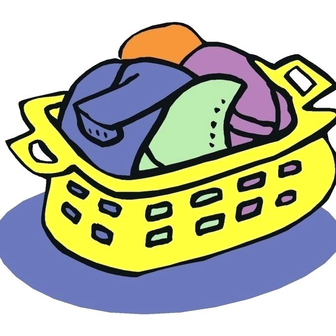 laundry basket clip art.