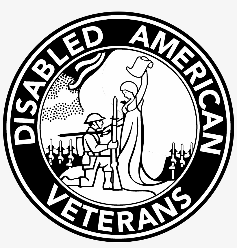 Disabled American Veterans Dav Logo Transparent Vector.
