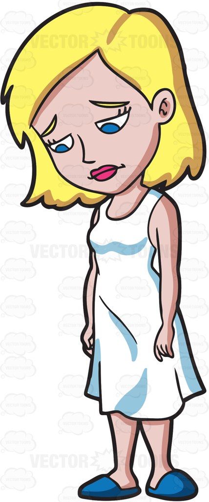 A disappointed young female #cartoon #clipart #vector #vectortoons.