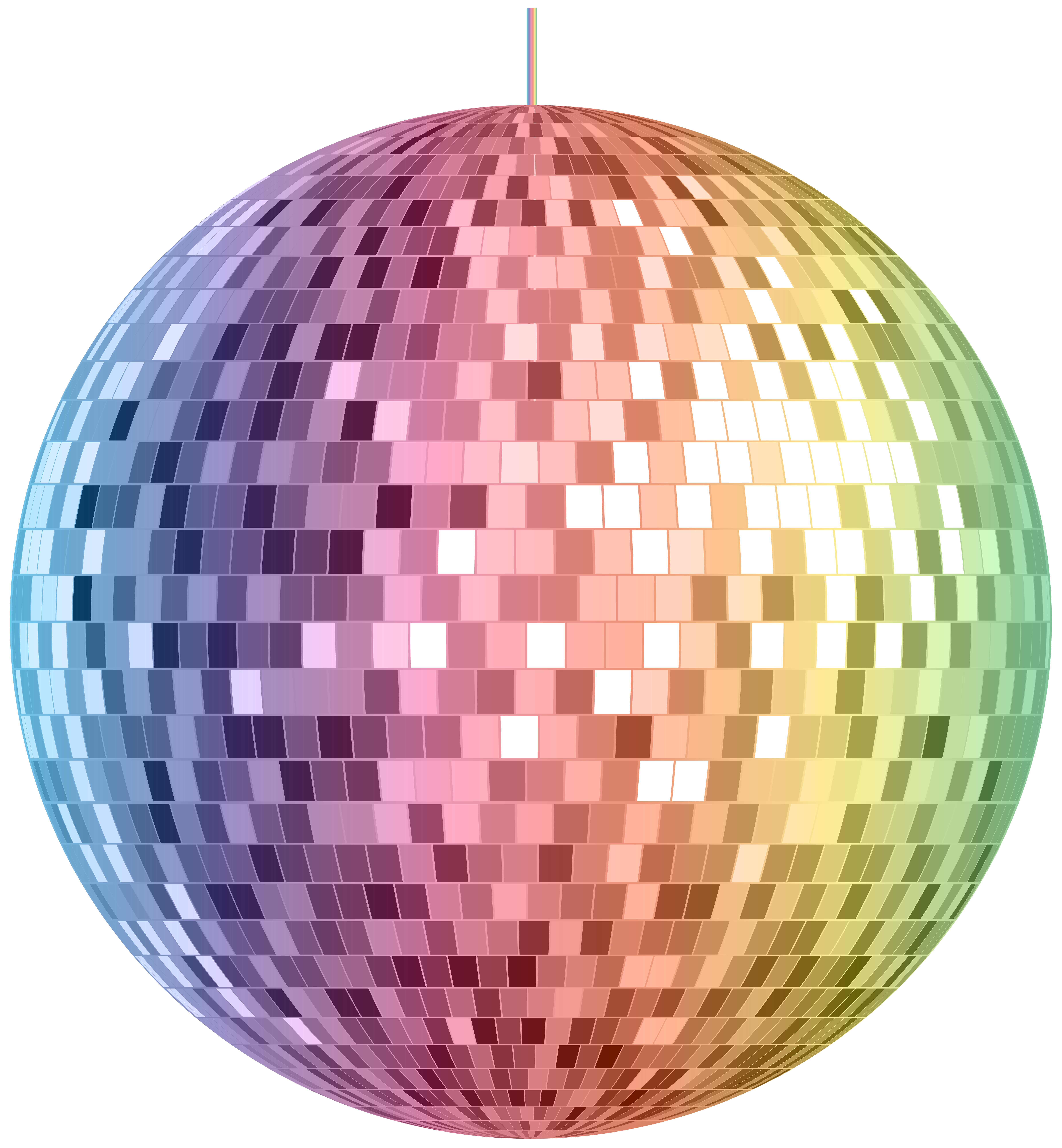 Disco Ball PNG Clipart Image.