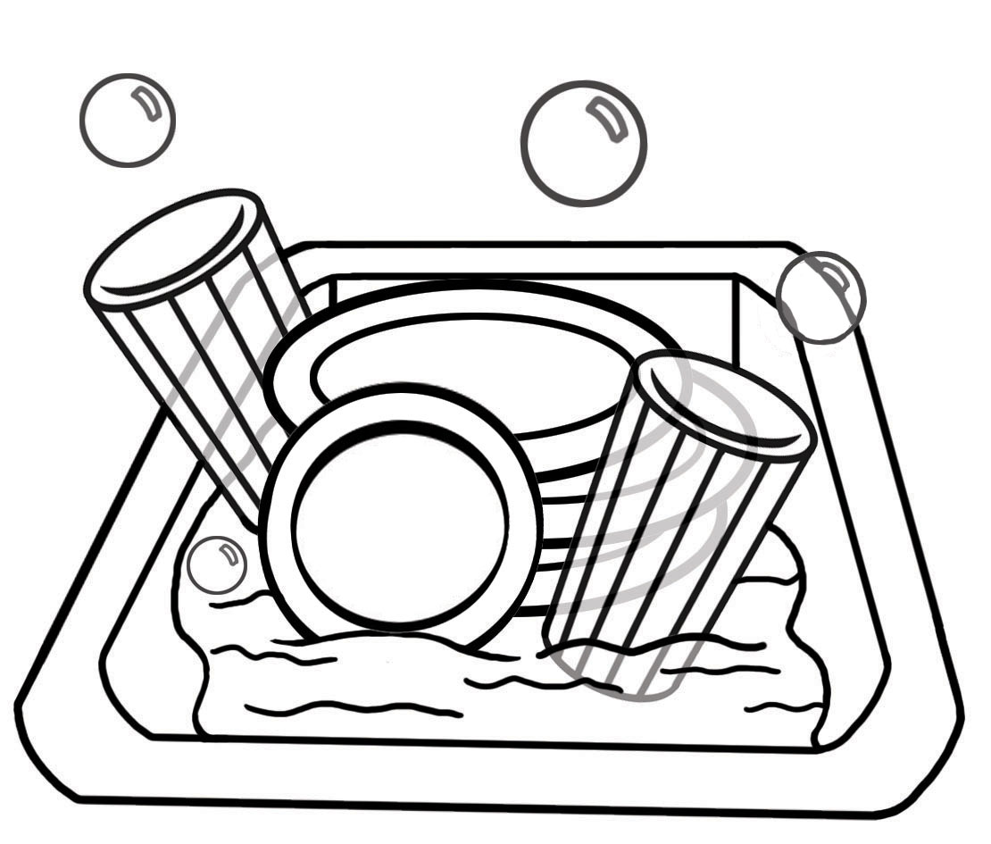 dirty dishes in sink clipart 20 free Cliparts | Download images on