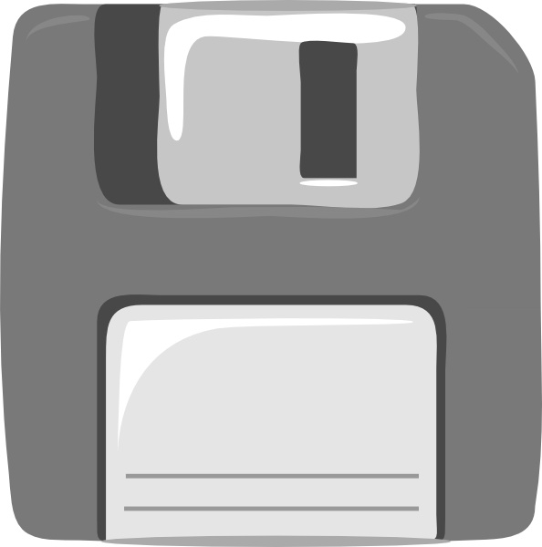Floppy Disk clip art Free vector in Open office drawing svg ( .svg.