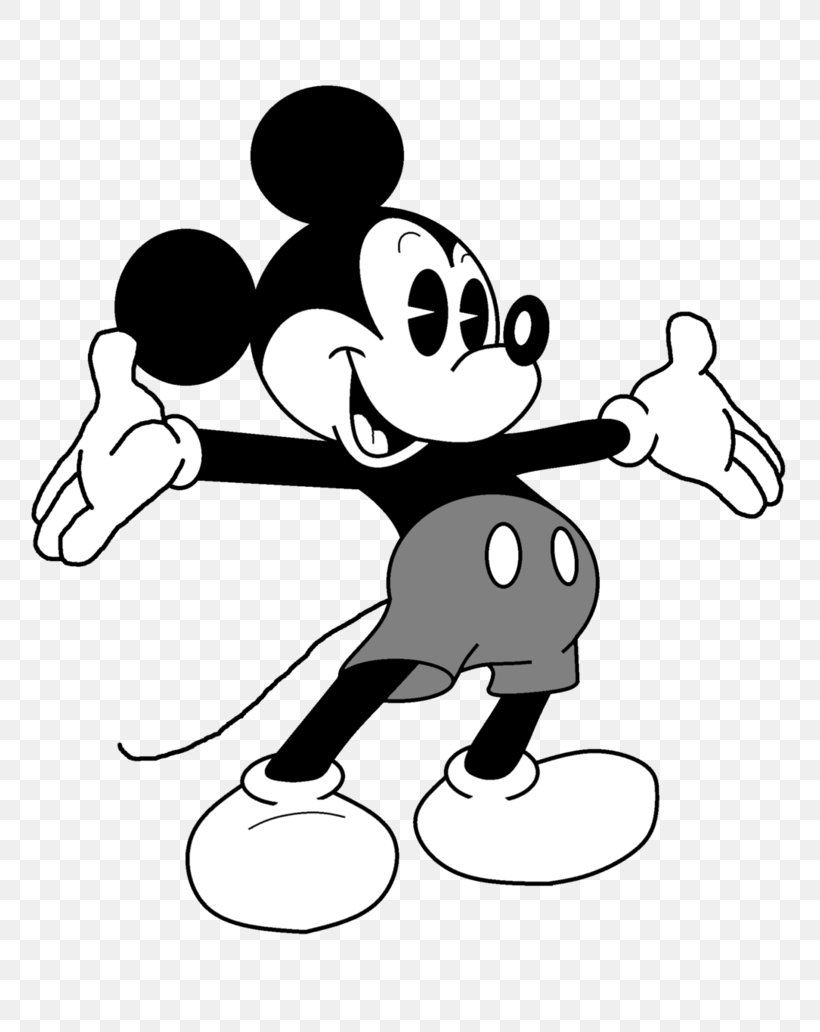 Mickey Mouse Minnie Mouse The Walt Disney Company Black And.