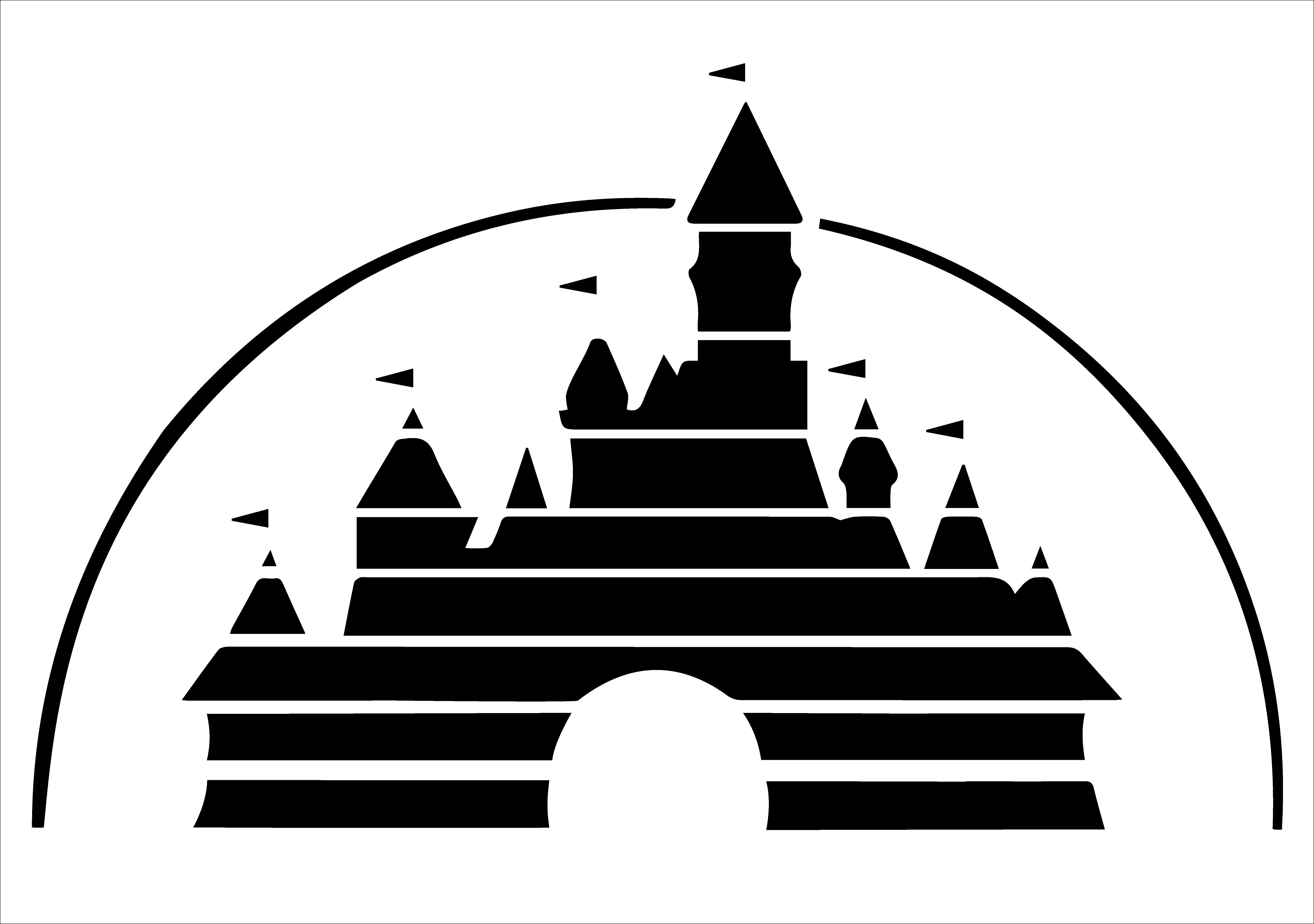 Disney Castle Logo.