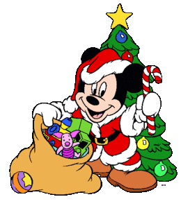 Download disney christmas clipart Mickey Mouse Pluto Goofy.