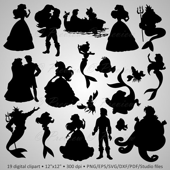disney character silhouette clip art 17 free Cliparts | Download images ...