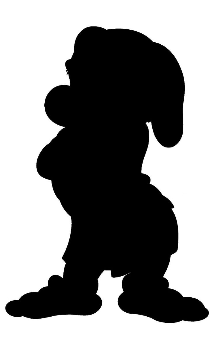 Disney Characters Silhouette at GetDrawings.com.