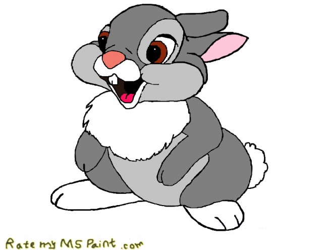 Showing post & media for Thumper bunny rabbit cartoon.