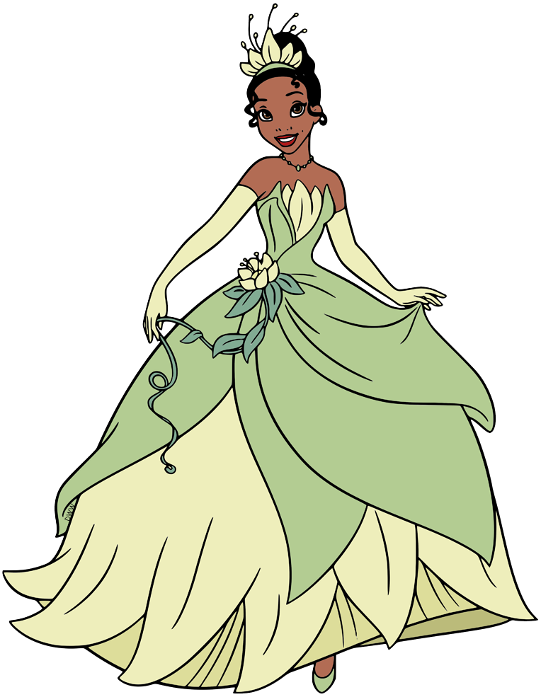 The Princess and the Frog Clip Art.