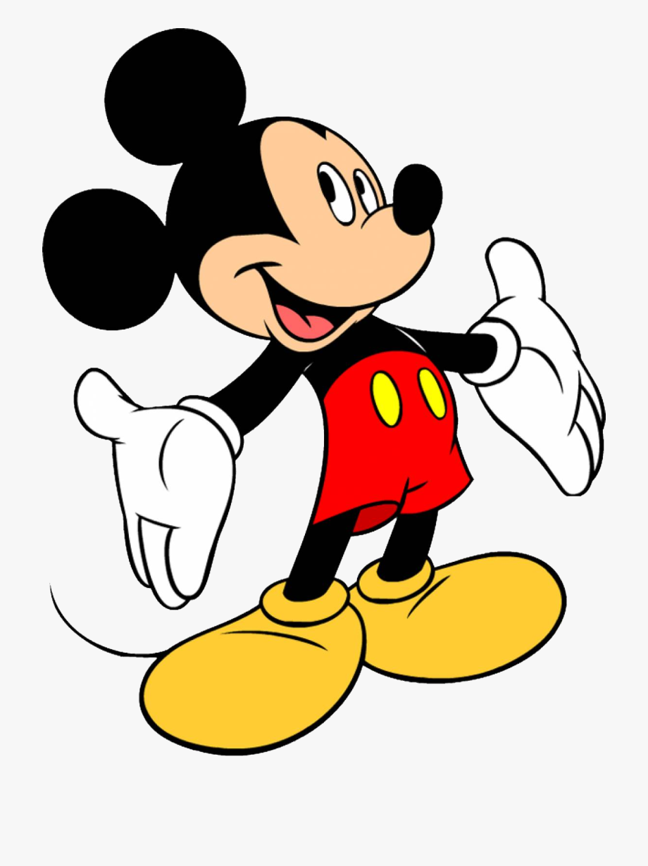 Mickey Mouse Clipart Transparent Background.