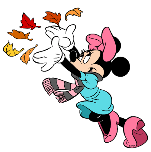 Disney Fall Season Clip Art.