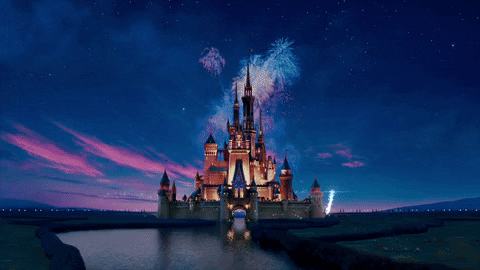 Disney castle GIFs.
