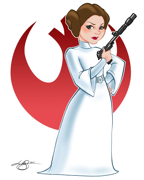 Free Free 168 Cartoon Princess Leia Svg SVG PNG EPS DXF File