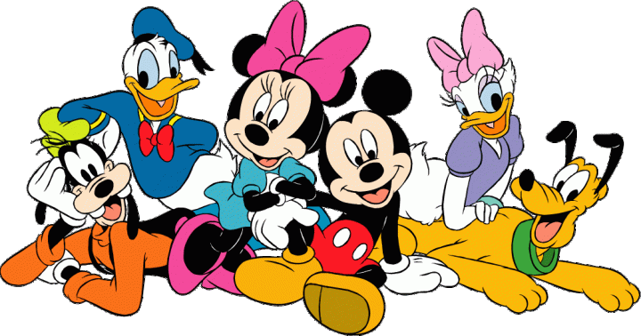 Free Disney Cartoon Characters Clipart.