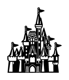 Disneyland Castle Silhouette.