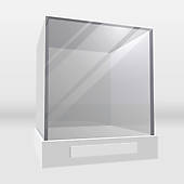 Clipart of Glass display cabinet k14931931.