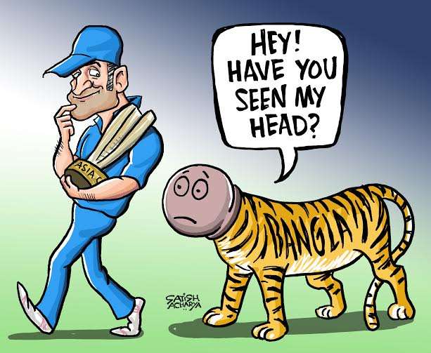 Comic: MS Dhoni heroics in final after distasteful photoshopped.