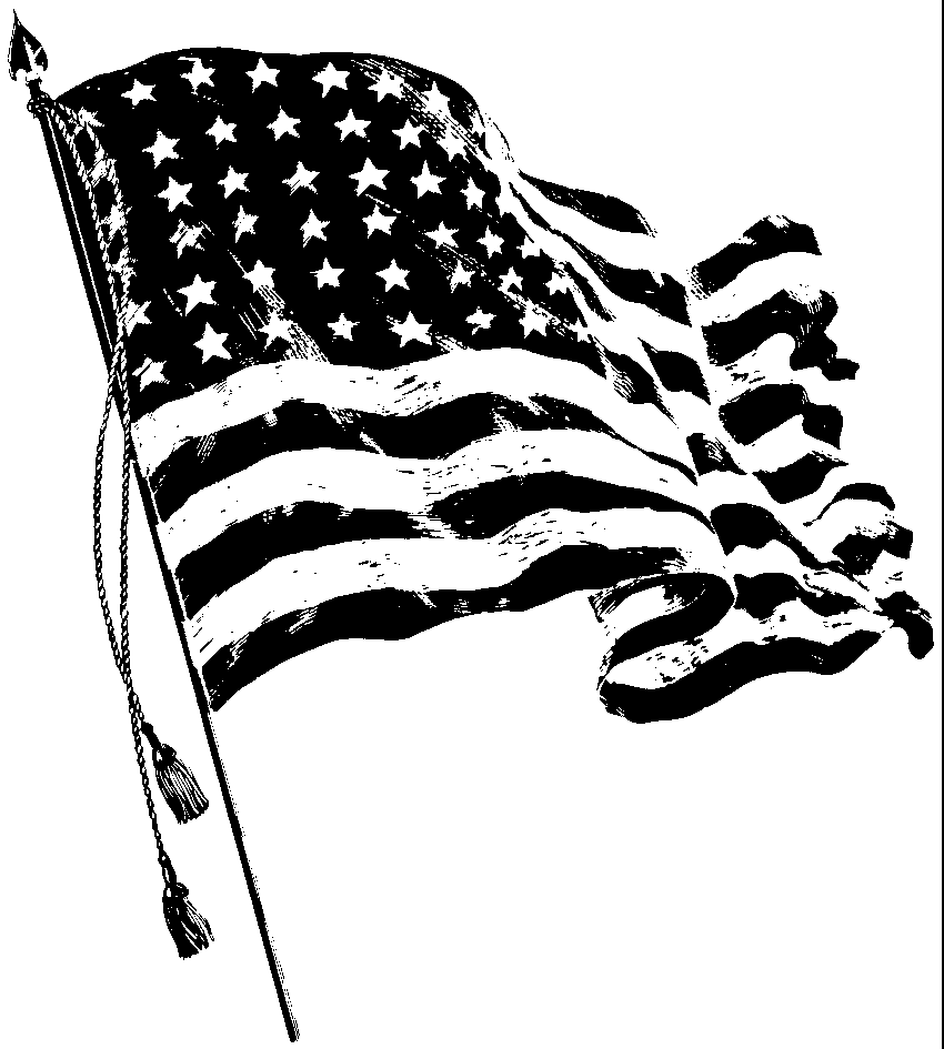 American Flag Clipart Black And White 20 Free Cliparts Download Images On Clipground 2024 2108