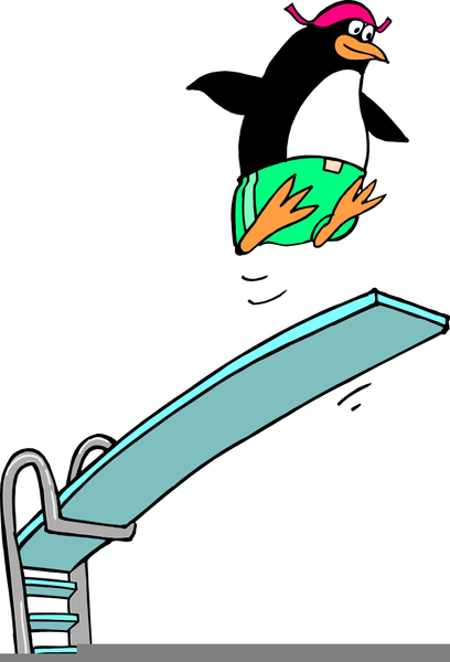 Diving Board Clipart.