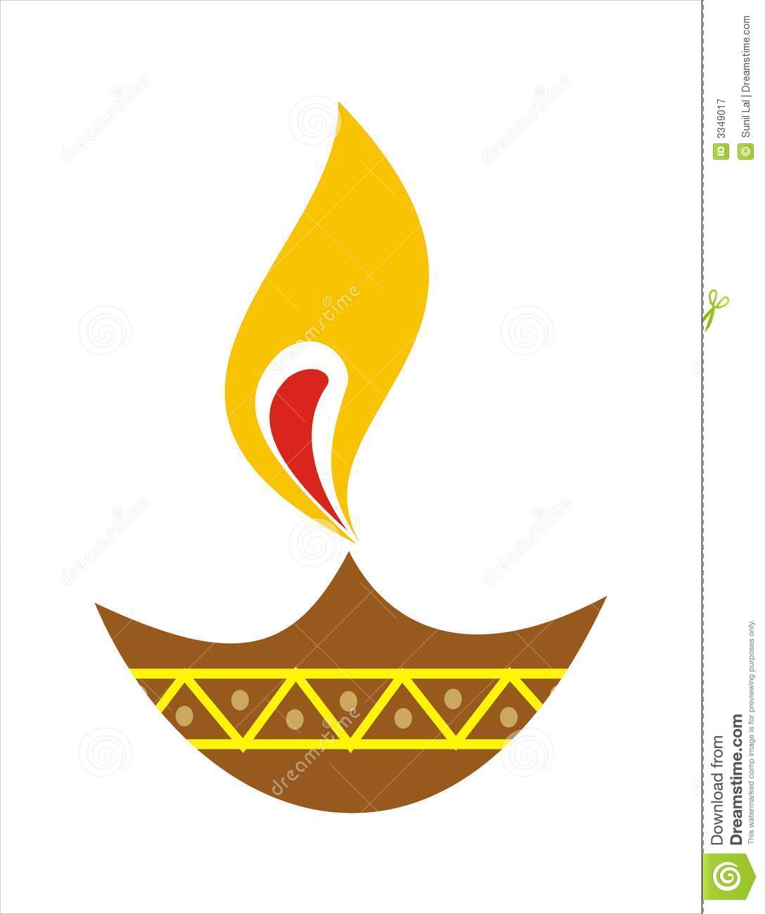 Diwali diya clipart 2 » Clipart Station.