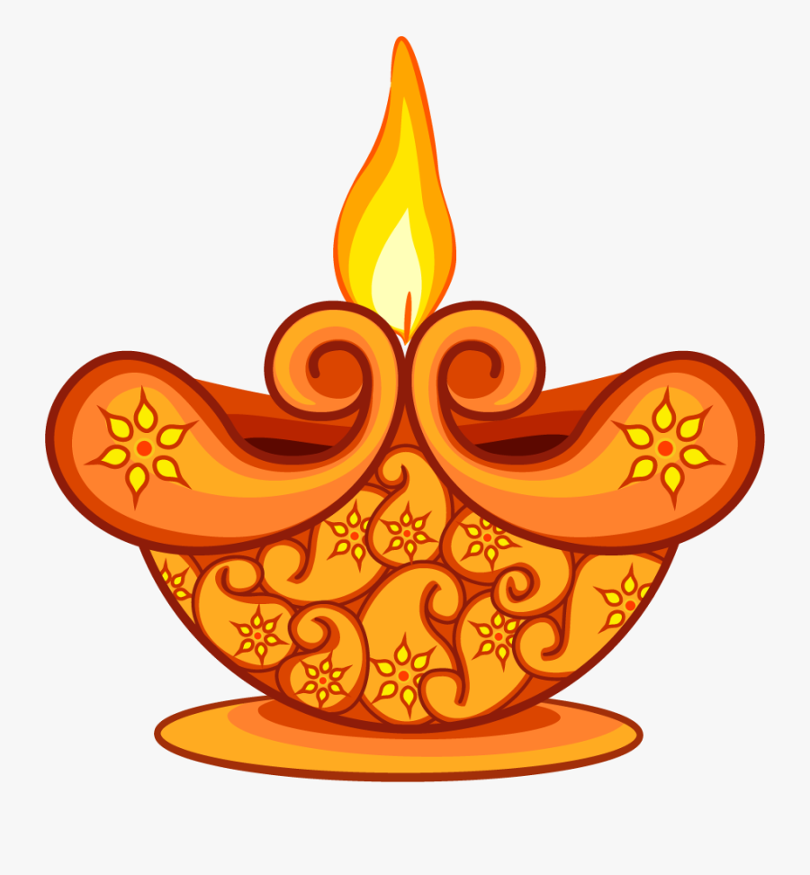 Clipart Diwali Lamp Png , Png Download.