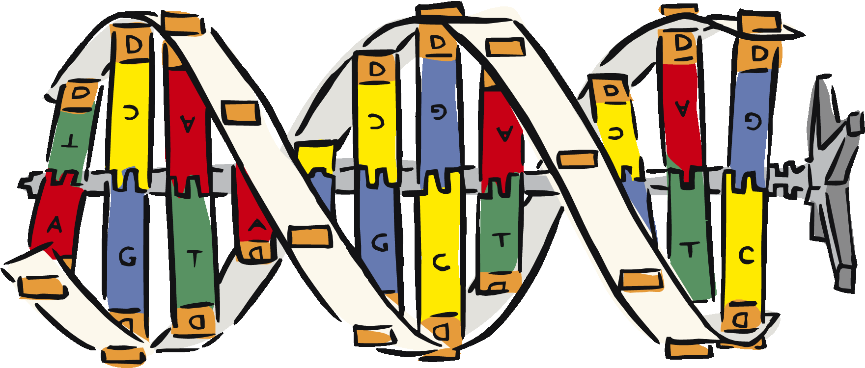 Dna Helix Clipart Clip art of DNA Clipart #7494 — Clipartwork.