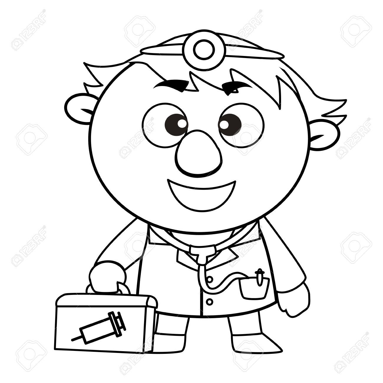 Clipart doctor black and white 4 » Clipart Portal.