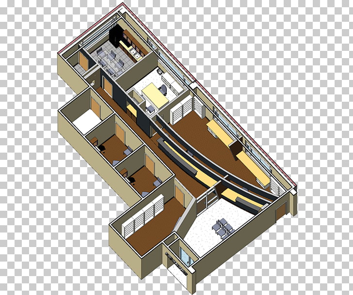 3D floor plan Clinic Doctor\'s office, building PNG clipart.