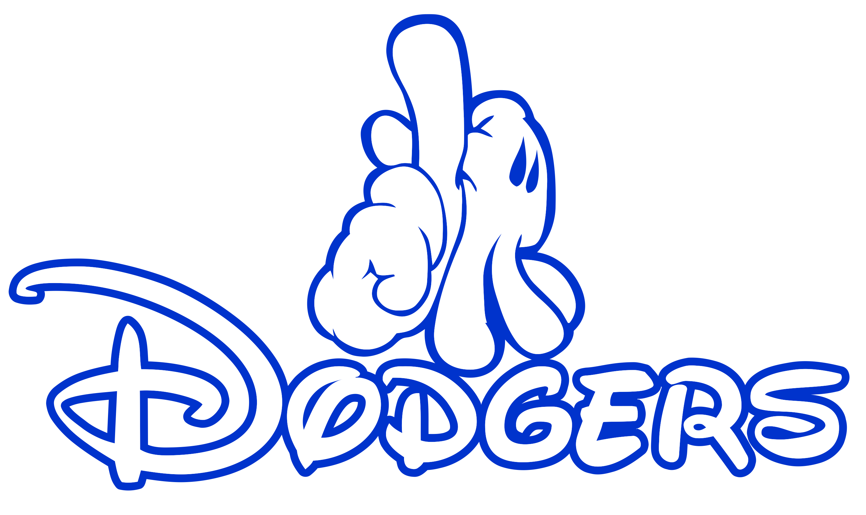 Los Angeles Dodgers Baseball Clip art.