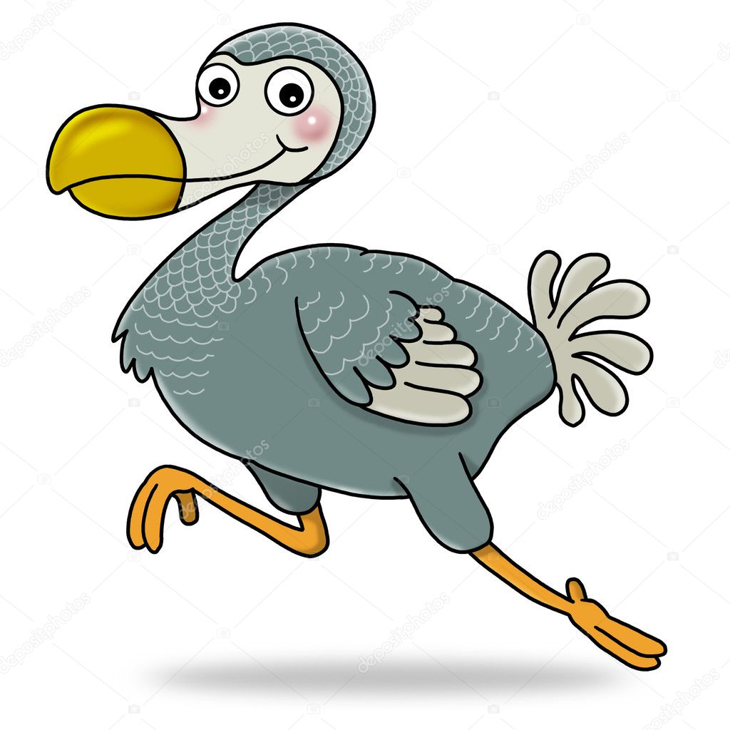 Dodo Bird Cartoon Images : Vector Bird Dodo Cartoon Character Birds ...