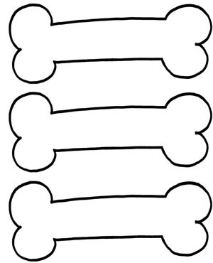 3043 Bone free clipart.