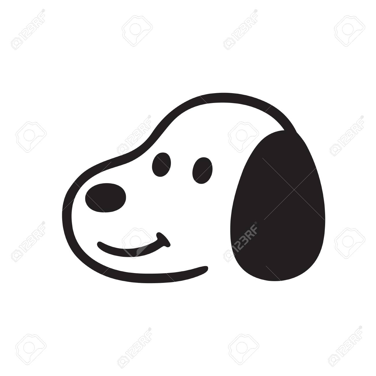 dog face clipart black and white 20 free Cliparts | Download images on