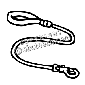 Clip Art Dog Leash Clipart.