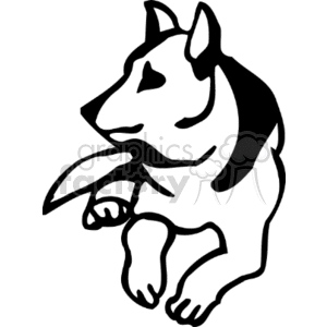 Dog Laying Down Clipart.