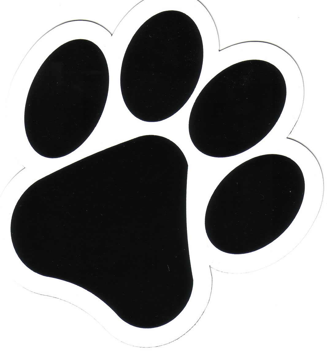 Dog Paw Print Clip Art Free Download.