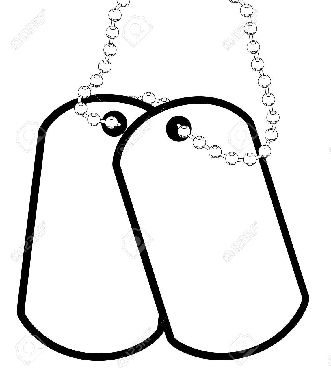 Isolated Dog Tags » Clipart Portal.