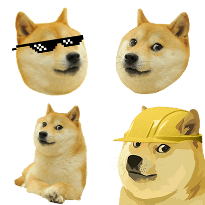 Doge transparent PNG images.