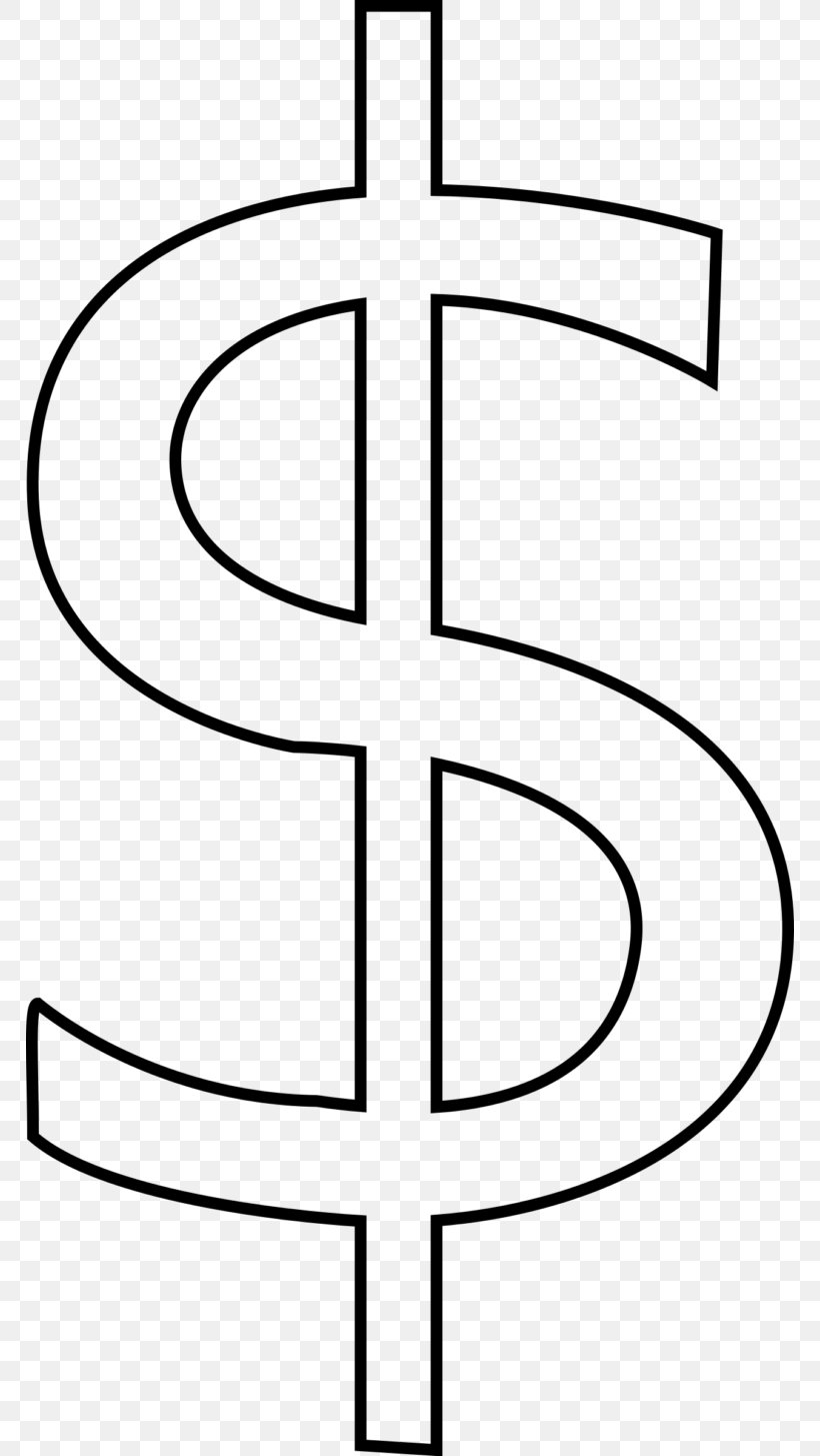 Dollar Sign United States Dollar Clip Art, PNG, 768x1455px.